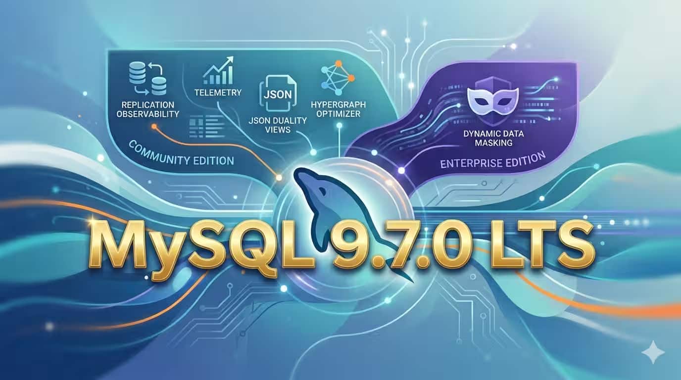 MySQL 9.7.0 LTS リリース:  Community Editionの機能拡張とEnterprise Editionでのダイナミック・データマスキングのサポート