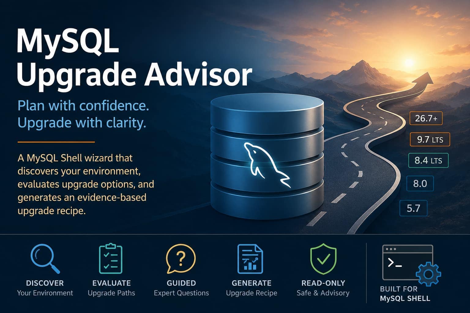 MySQL Upgrade Advisor を試してみませんか：MySQL Shell 向けアップグレード計画ウィザード(コミュニティ版)