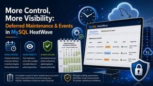 より柔軟な運用へ：MySQL HeatWaveにおけるメンテナンスとイベントの延期をコントロール可能に