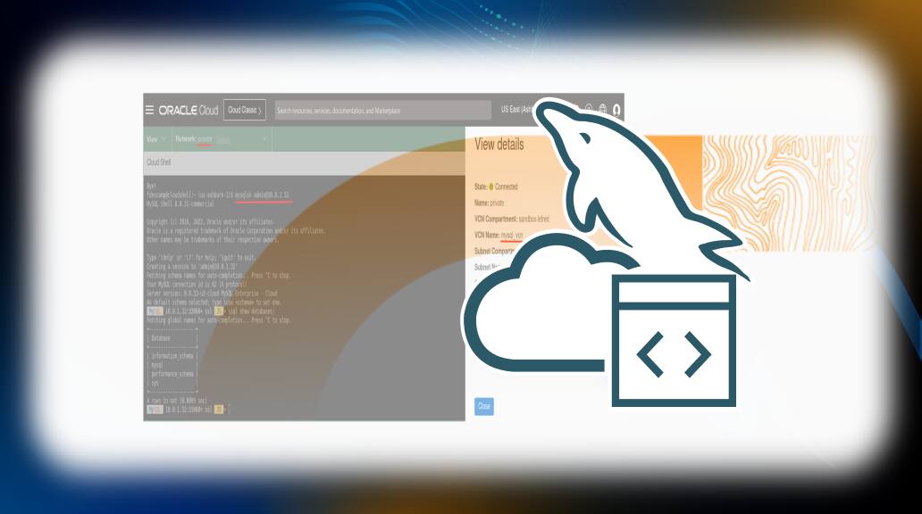 Using Cloud Shell with MySQL HeatWave Database Service in OCI | mysql