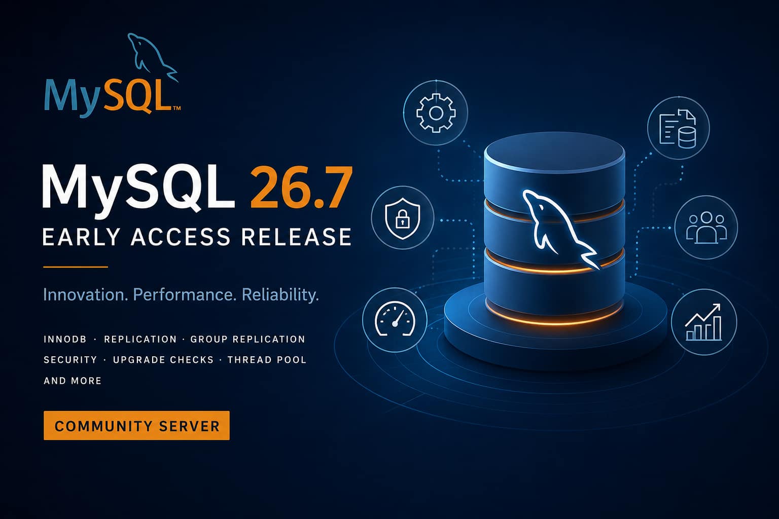 MySQL Community Server 26.7 Early Access Release