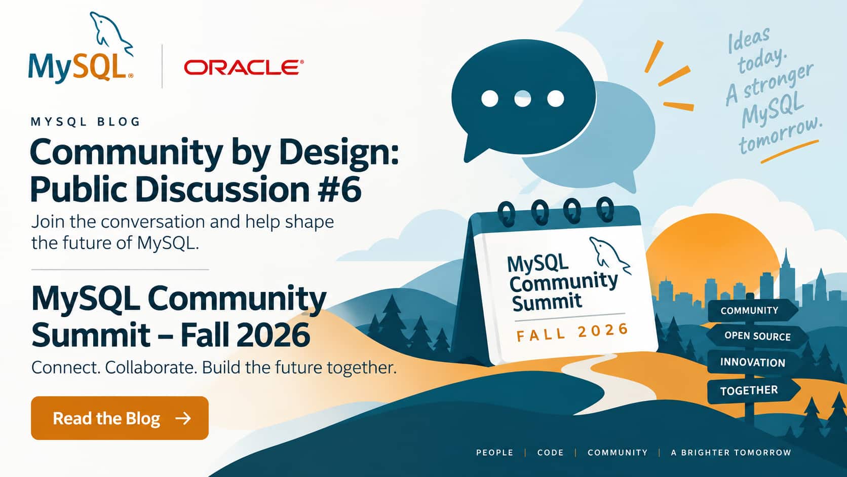 Join MySQL Public Discussion #6 and the November Contributor Summit 