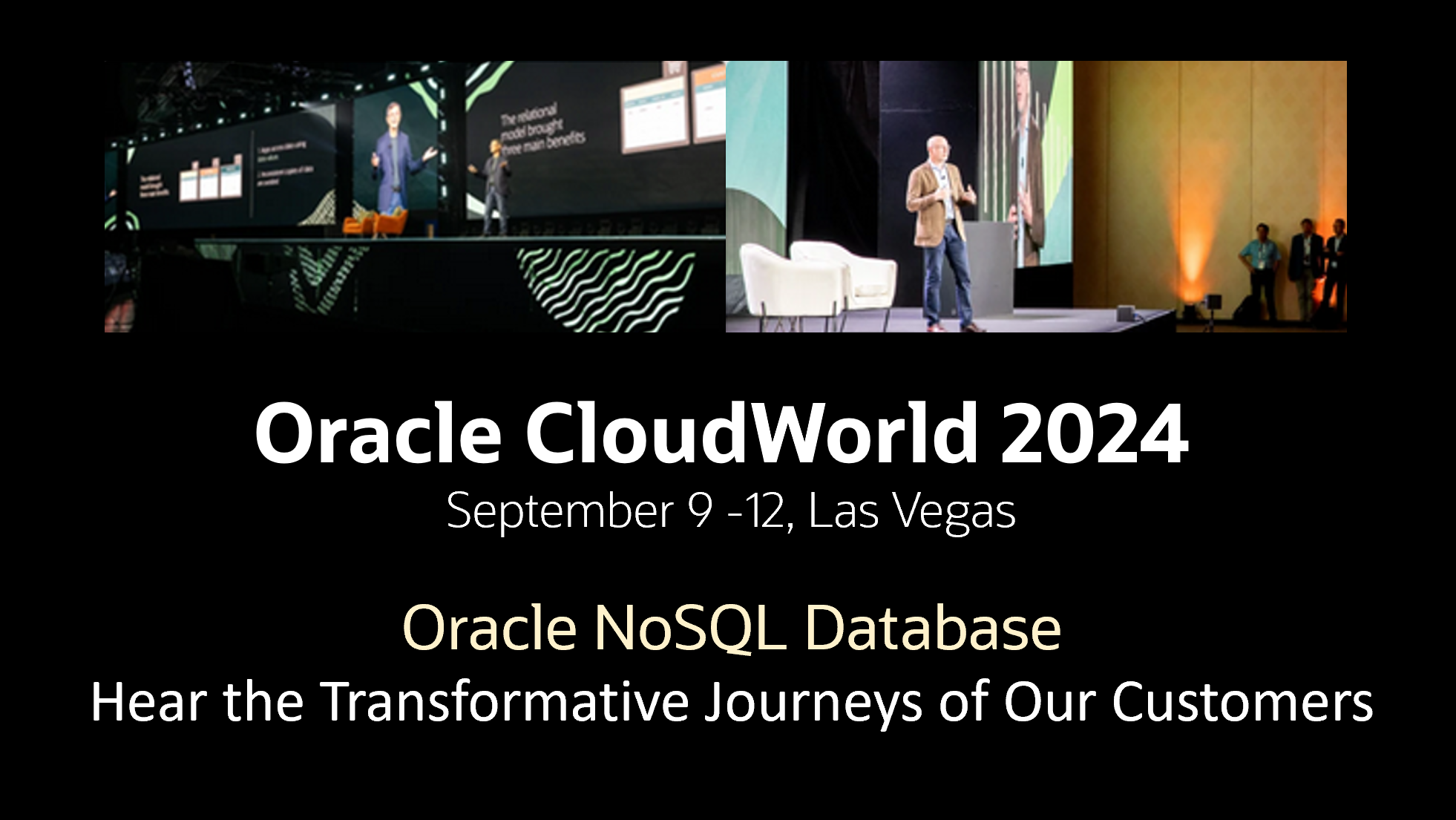 Oracle CloudWorld 2024 – Embark on a Transformative Journey with Oracle NoSQL Database