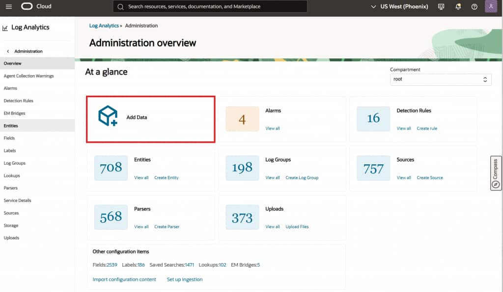Log Analytics Administration Overview