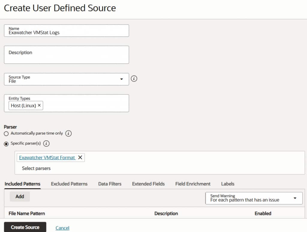 Create source