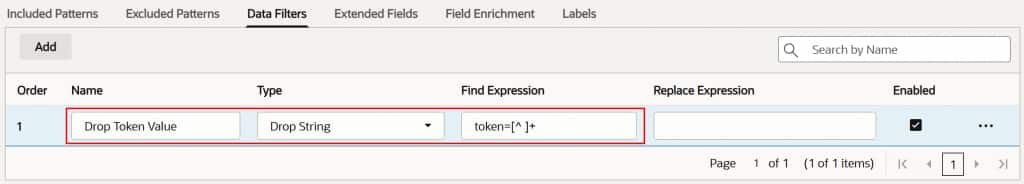 Example 3: Drop a Token Value