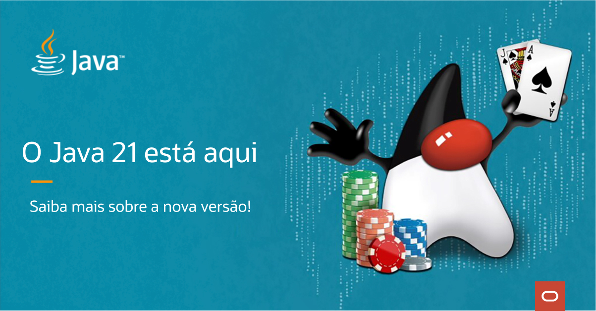 Oracle lança Java 21 e amplia roteiro de suporte