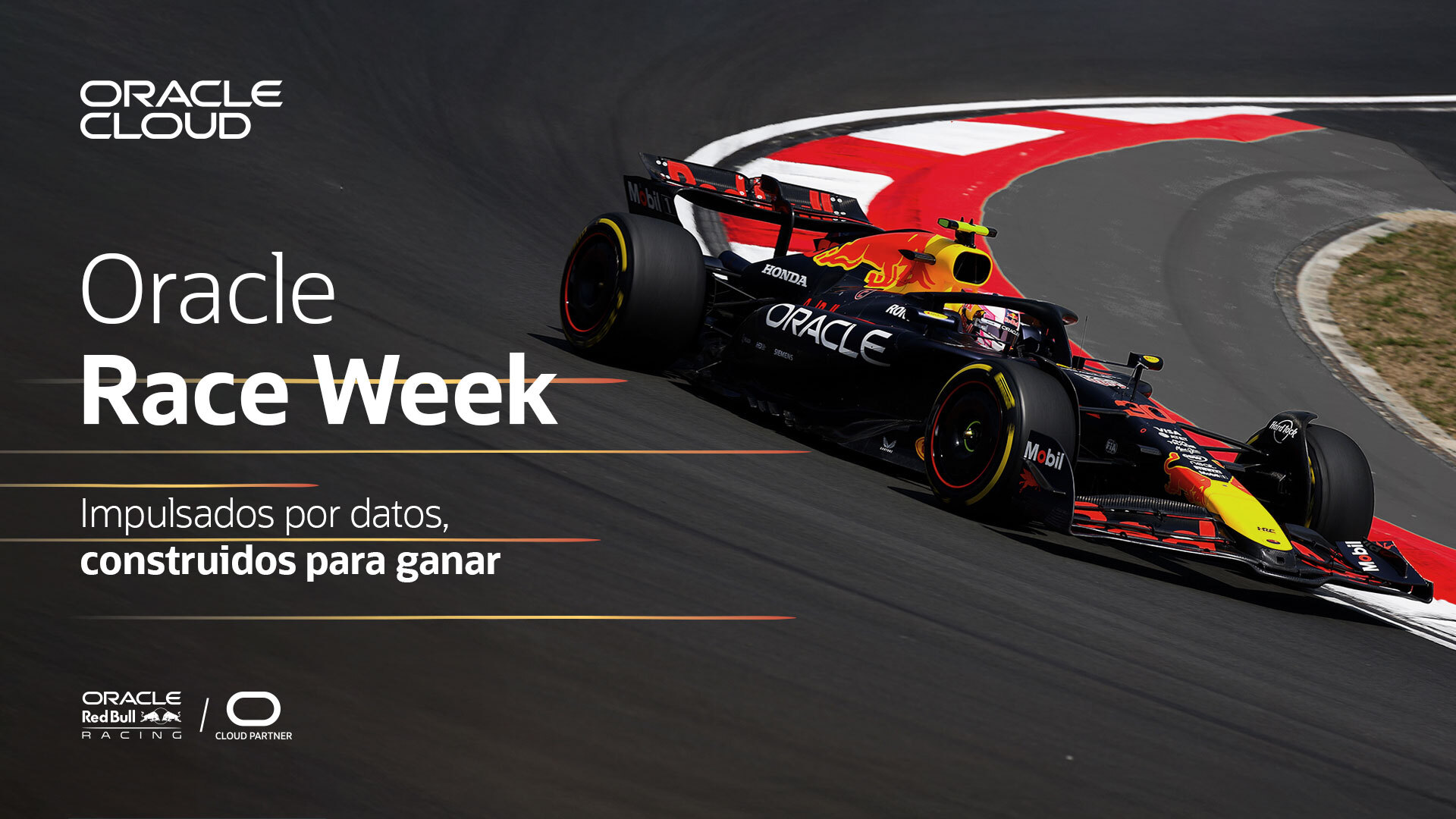 Oracle Red Bull Racing: Impulsados por datos, construidos para ganar