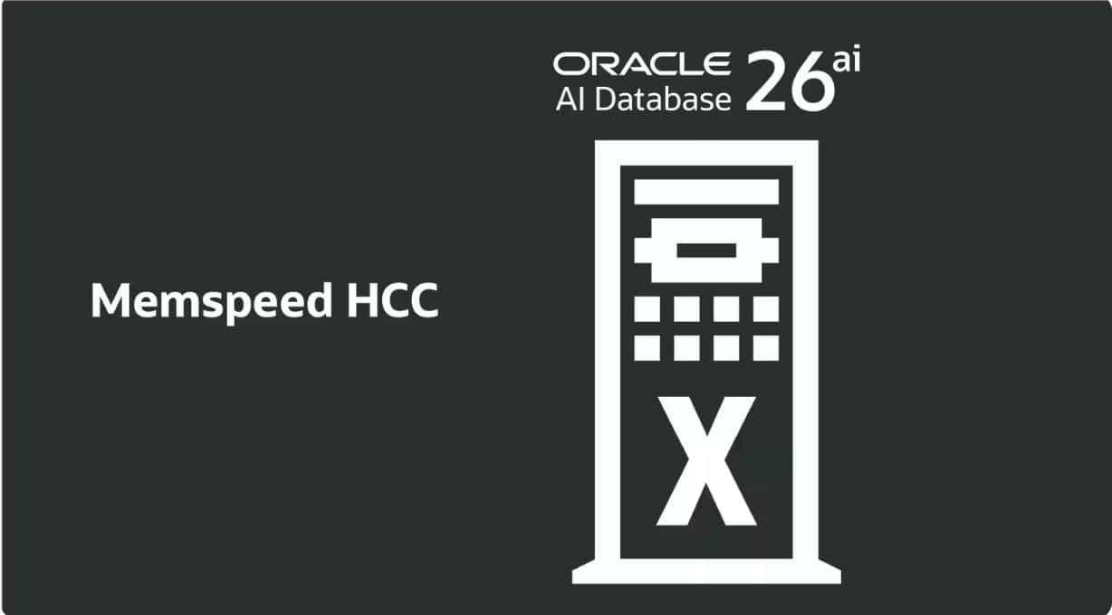 Oracle AI Database 26ai の新機能 Memory Speed Hybrid Columnar Compression