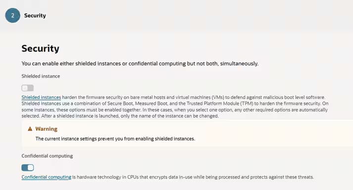 Instance Launch: Security Selection