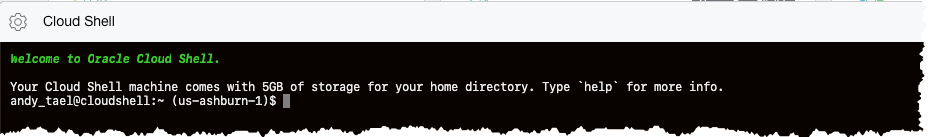Cloud Shell からOracle Autonomous Databaseを使う
