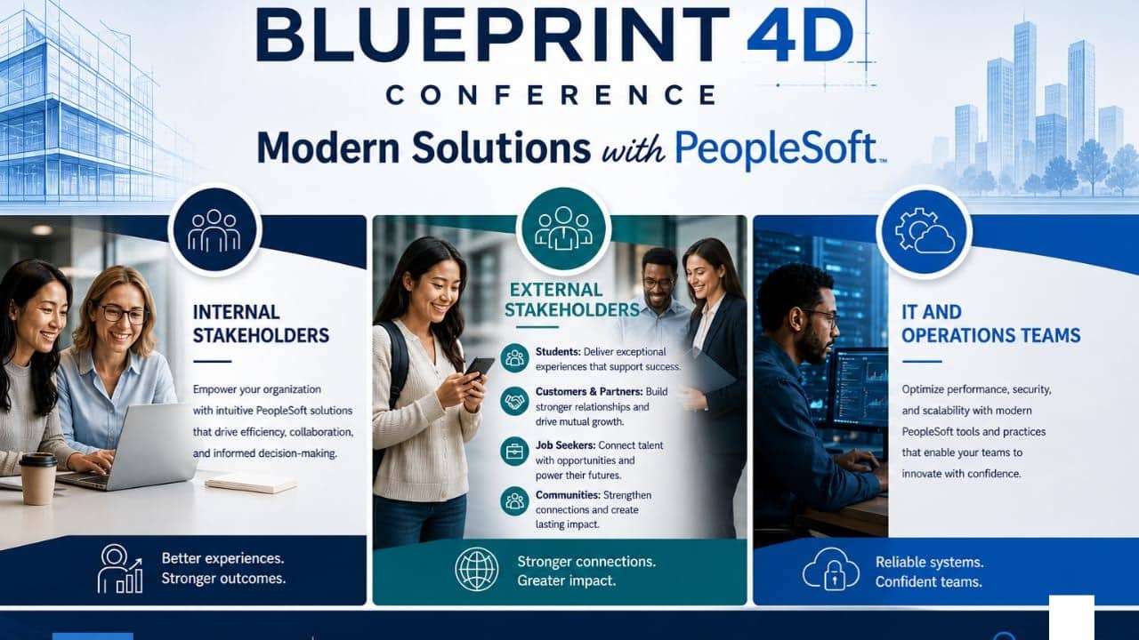 BLUEPRINT 4D 2026: PeopleSoft Technology Powers Modern Solutions for Stakeholders