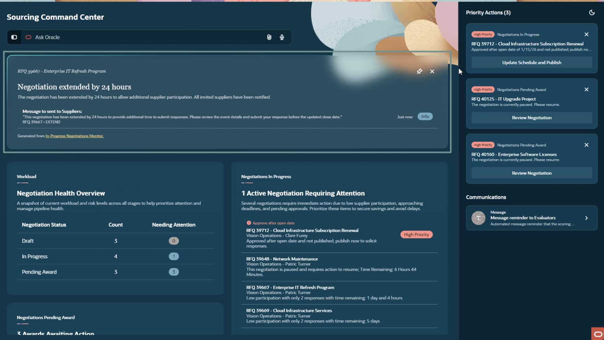 Agentic AI in Procurement: Transforming Sourcing with Oracle’s Command ...