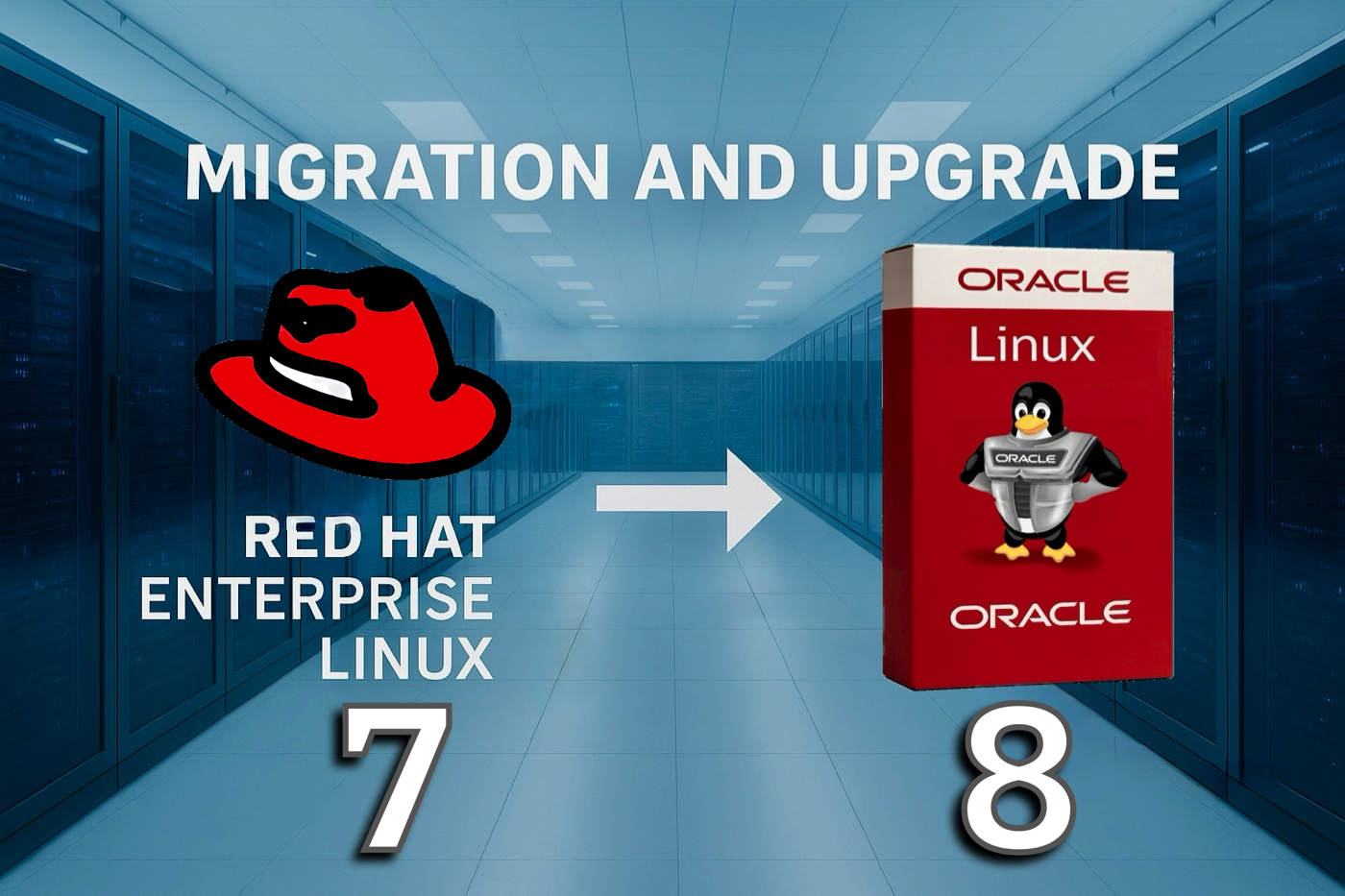 One Shot: Upgrade Red Hat Enterprise Linux 7 to Oracle Linux 8