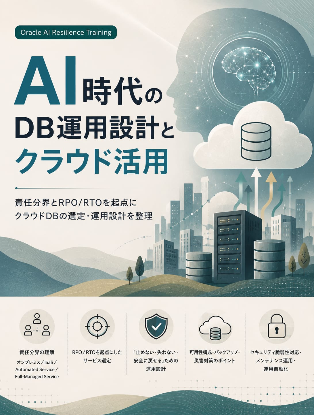AI時代のDB運用設計とクラウド活用：責任分界とRPO／RTOを起点にしたクラウドDBの選定・運用設計