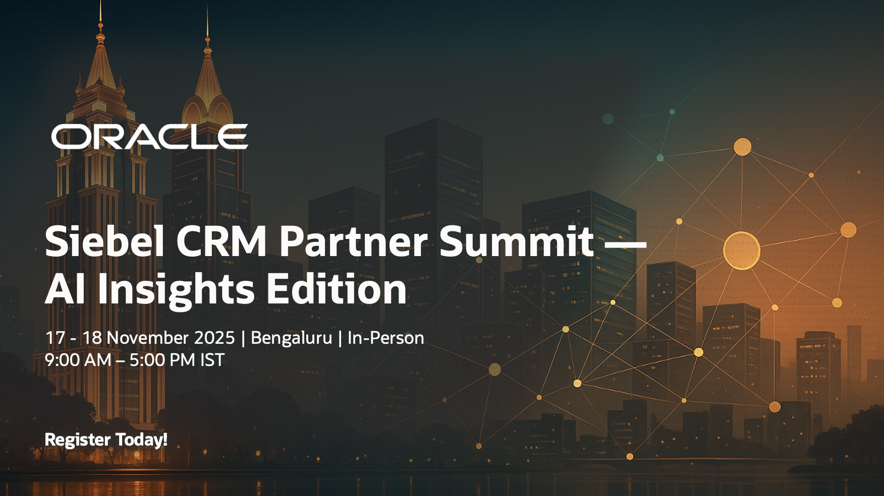 Oracle APAC Siebel CRM Partner Summit 2025 — AI Insights Edition