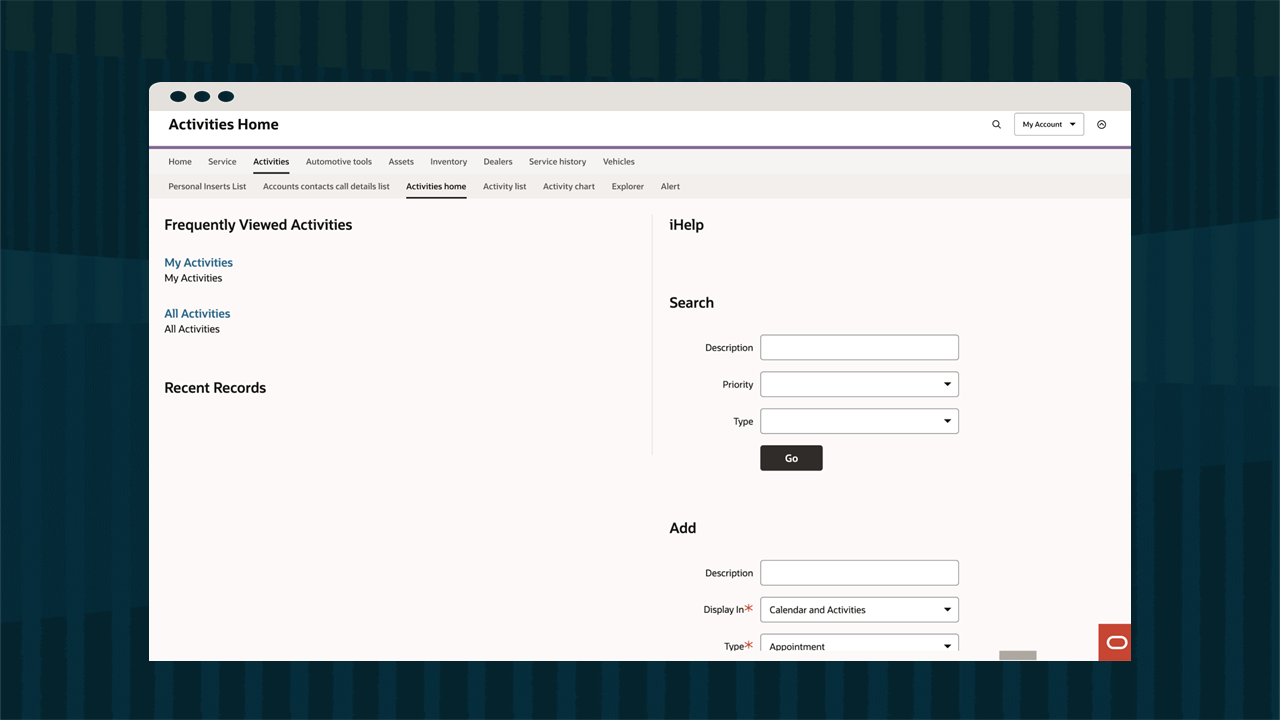 Redwood UX for Siebel now available with Tab Layout