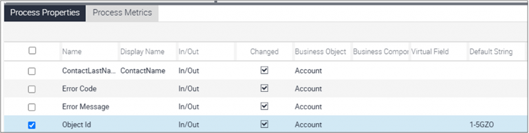 Setting the object ID to query the account.