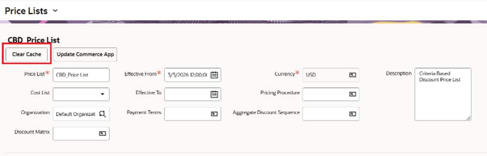 Clear cache after pricing configuration updates