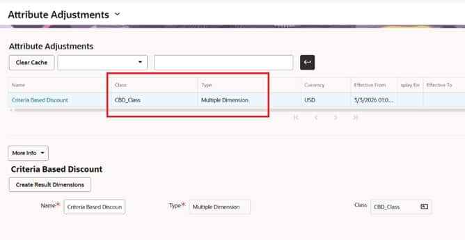 Multiple Dimension Attribute Adjustment