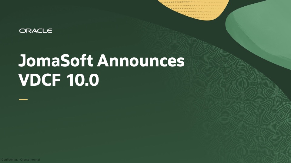 JomaSoft Announces Virtual Datacenter Cloud Framework (VDCF) 10.0