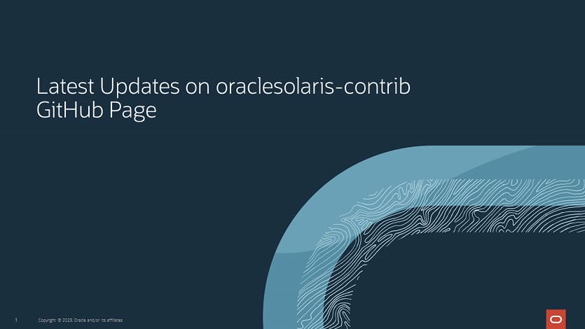Latest Updates on oraclesolaris-contrib GitHub Page: | solaris