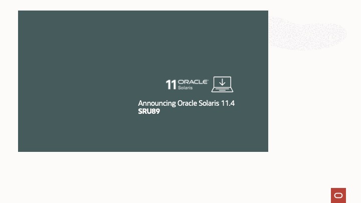 Announcing Oracle Solaris 11.4 SRU89