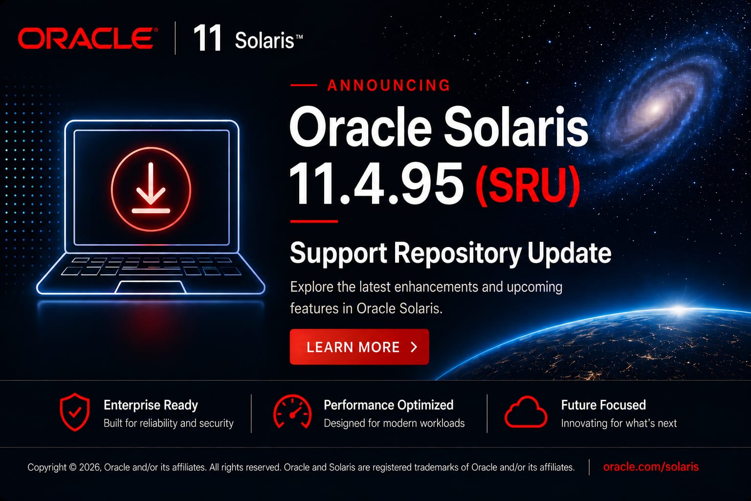 Announcing Oracle Solaris 11.4 SRU95