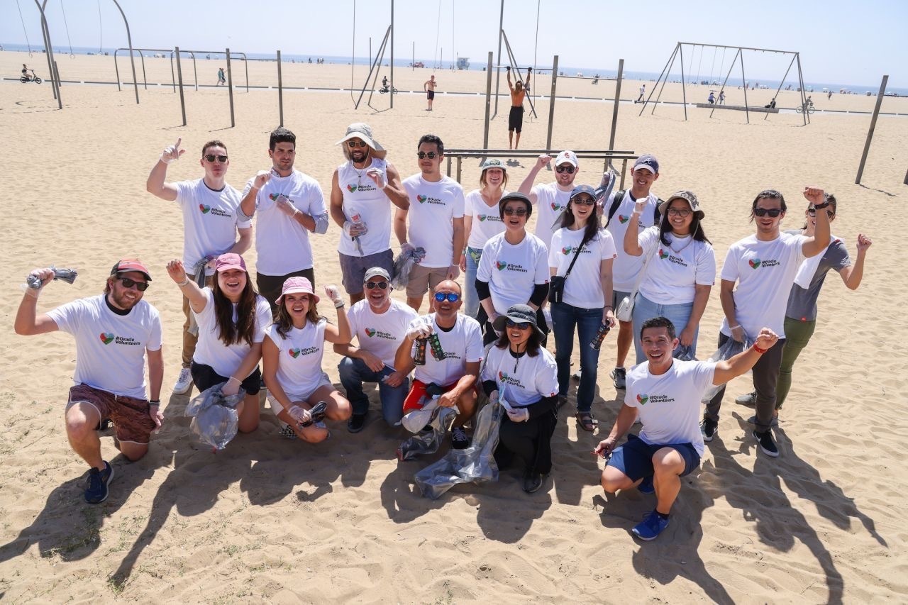 Oracle employees take action for a sustainable future