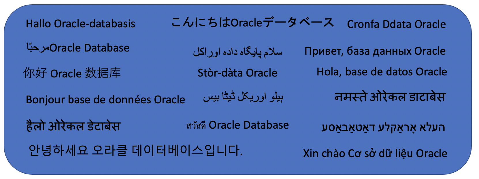 Why the Database Character Set Matters
