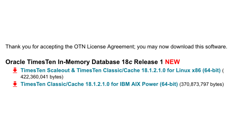 How to Install Oracle TimesTen 18.1 Classic