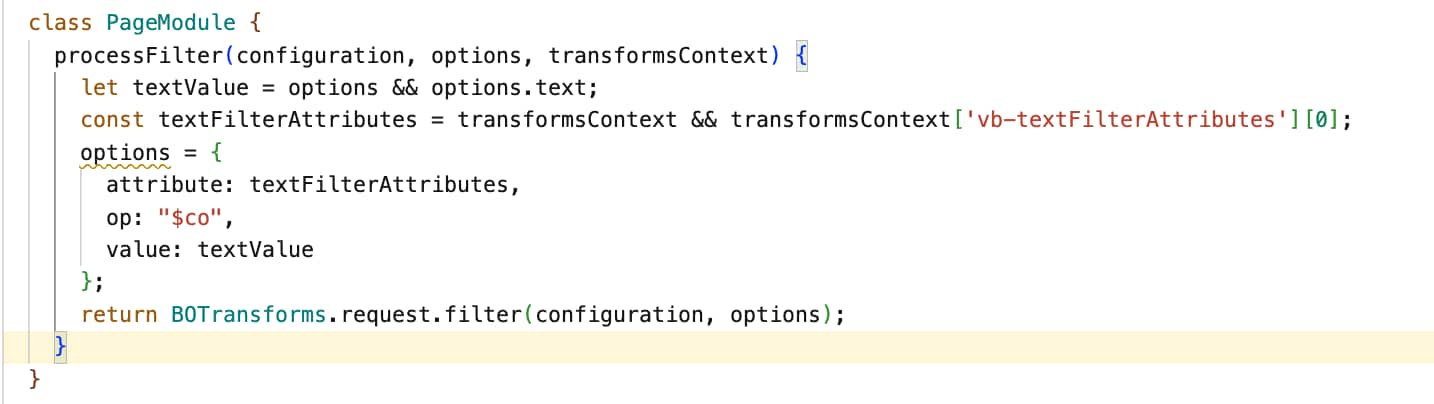 How to Make oj-input-search Suggestions Use Contains ($co) with a SDP
