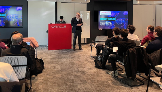 Oracle Academy resources build Oracle APEX knowledge for students in Italy, helping them imagine a digital future