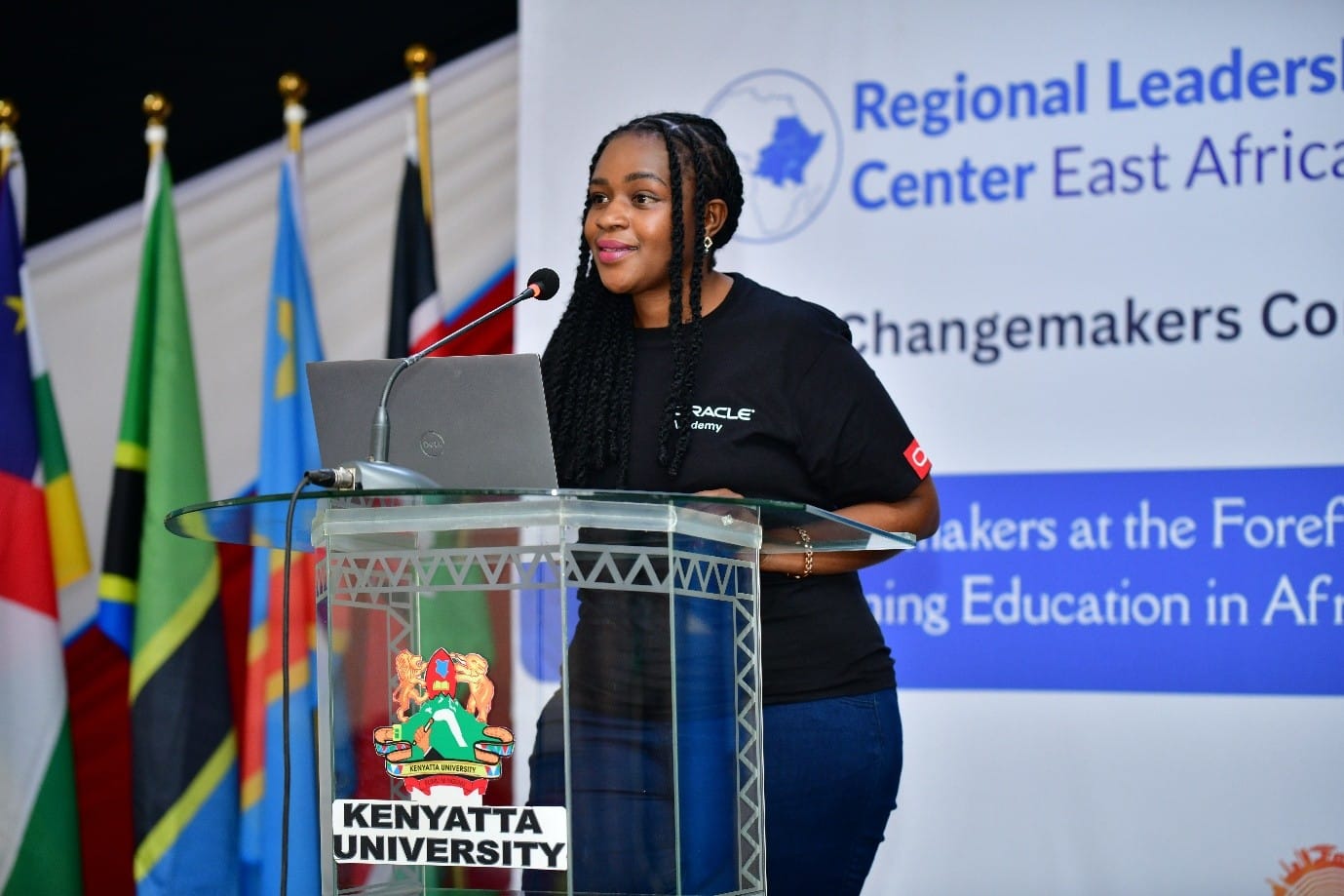Oracle Academy sharesinsights on AI in education at the Education Changemakers Conference, Kenya