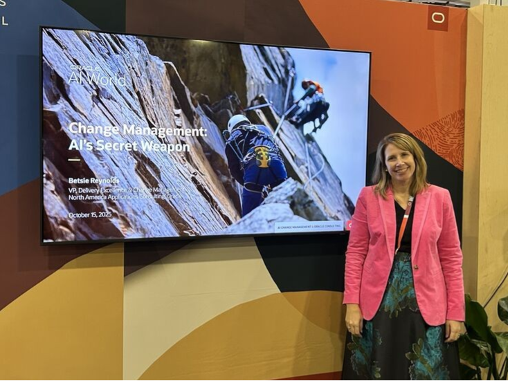 Betsie Reynolds at AI World 2025