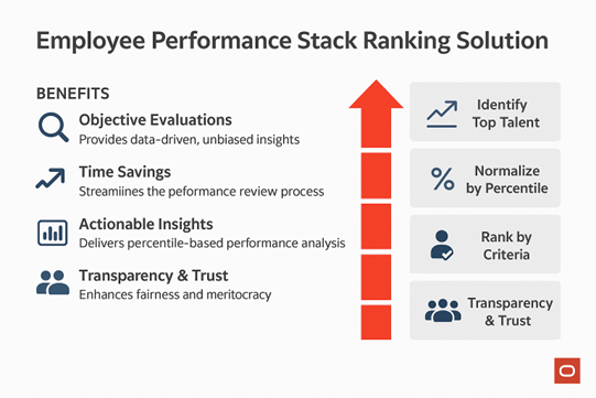 Employee performance stack ranking solution