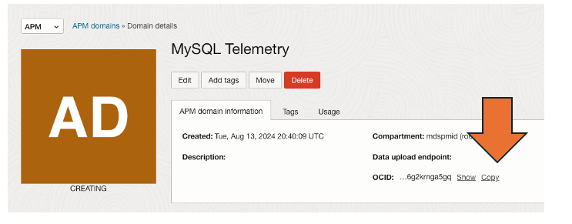 Data upload endpoint