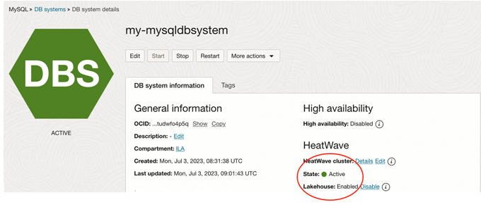 MySQL HeatWave Lakehouse