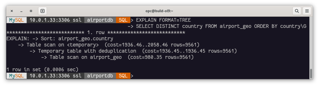 Query Execution Plan