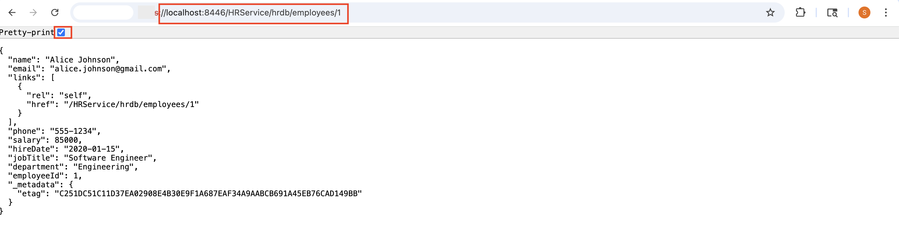 Adding a Primary Key to request path 