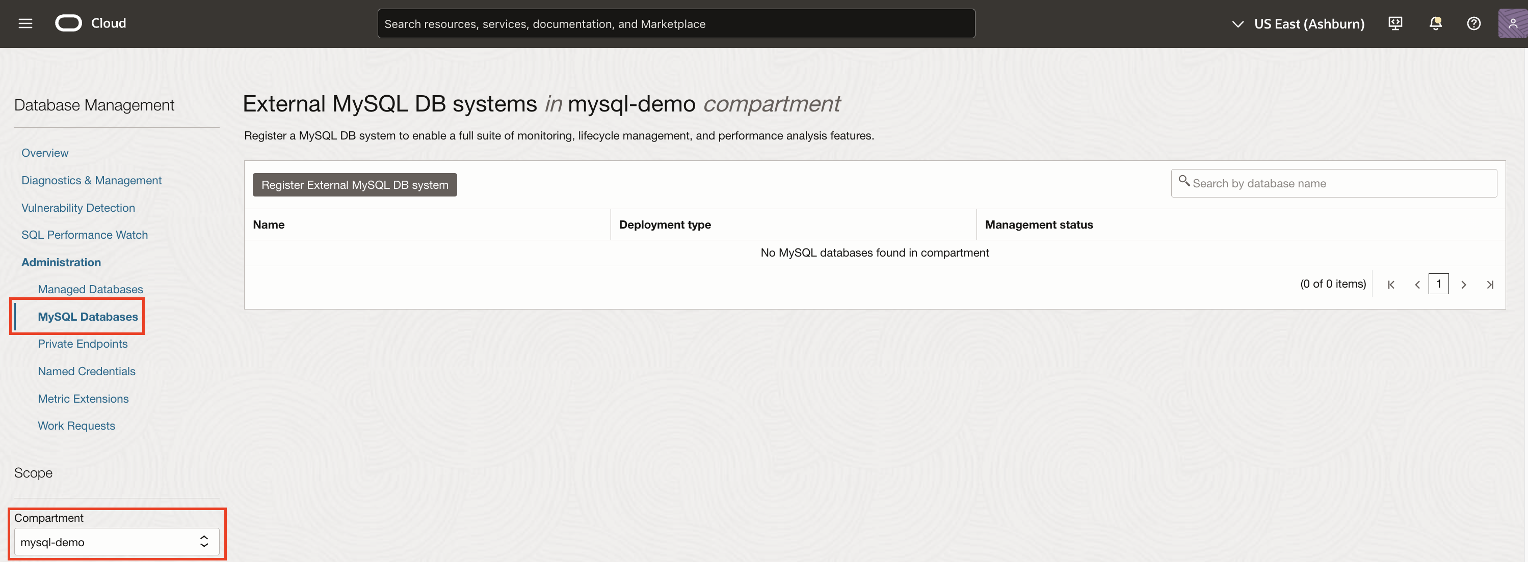 MySQL Databases Administration