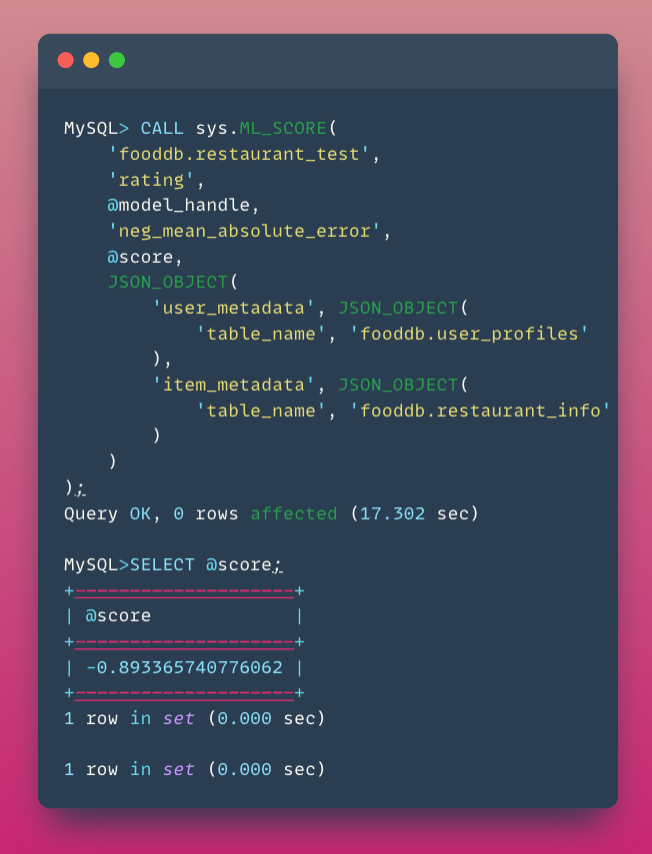 Evaluate Model Performance