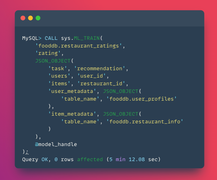 Train the two Tower model