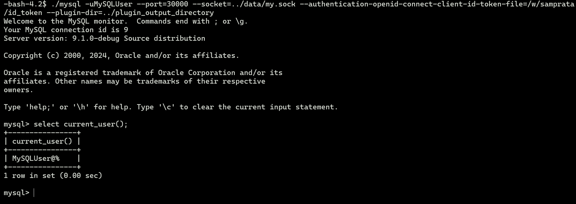 connect to db system