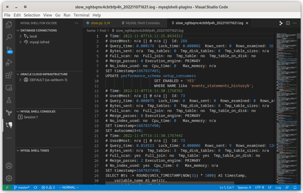 Slow Query Log Content