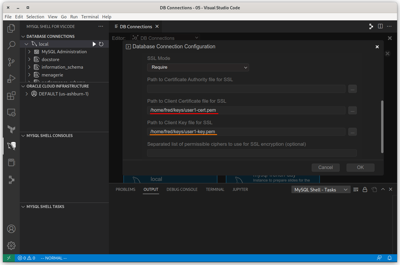MySQL Shell for Visual Studio Code