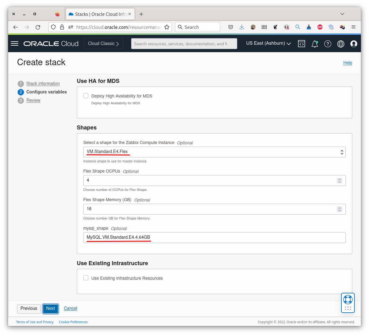 Create Stack - Step 4