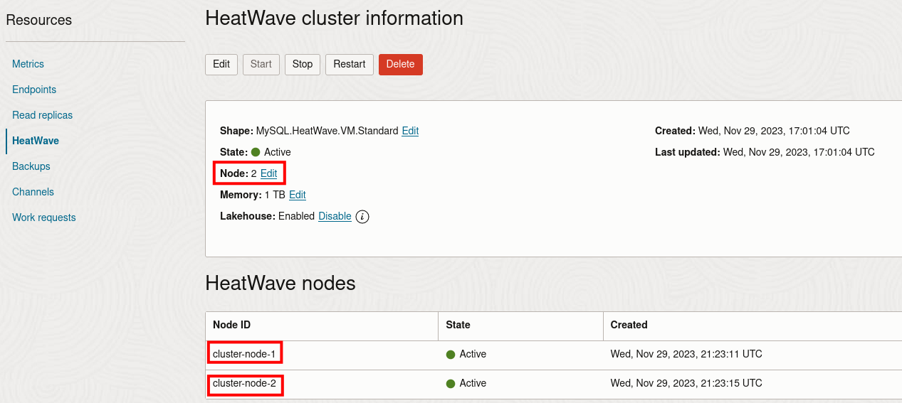 Add HW Cluster nodes