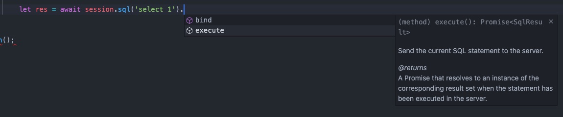 Autocompletion for asynchronous API context