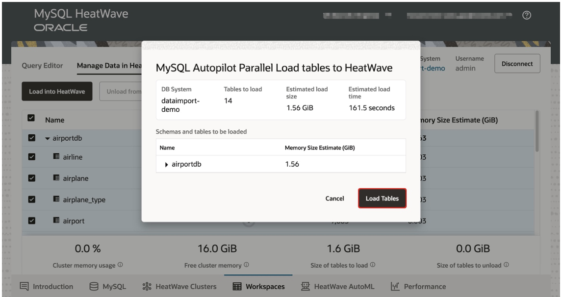 HeatWave on AWS